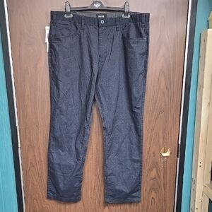 Reaction Kenneth Cole Size 38x30 Dark Navy Straight Fit With Stretch Chinos